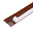 thumbnail image 3 of Unique Bargains 1"(25mm) Width 2M Long Weather Stripping Frameless Door Bottom Seal Brown, 3 of 4