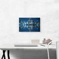 thumbnail image 2 of ARTCANVAS Blue Chicago Illinois Skyline Canvas Art Print - Size: 18" x 12" (0.75" Deep), 2 of 9