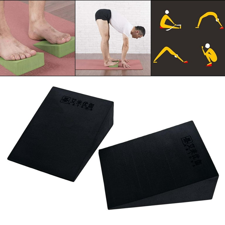 Yoga Blocks Wrist Wedge Footrest Cushion Balance Accs Knee Pad Lightweight  Wedge Blocks Foam Slant Board for Pilates Stretching Gym , 