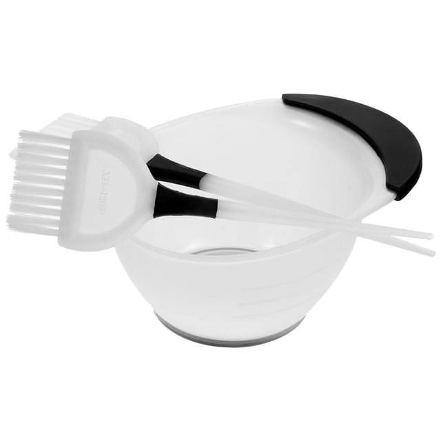 Hytrove 1Set Hair Coloring Brush and White Dye Bowl Professional Hair Dye Tools