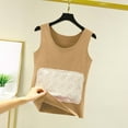 thumbnail image 4 of Vmvidoty Fashion Women's Winter Sleeveless Round-Neck Comfy Solid Regular Tank Tops Khaki L, 4 of 7