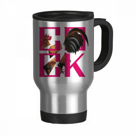 

Body Poultry Travel Mug Flip Lid Stainless Steel Cup Car Tumbler Thermos