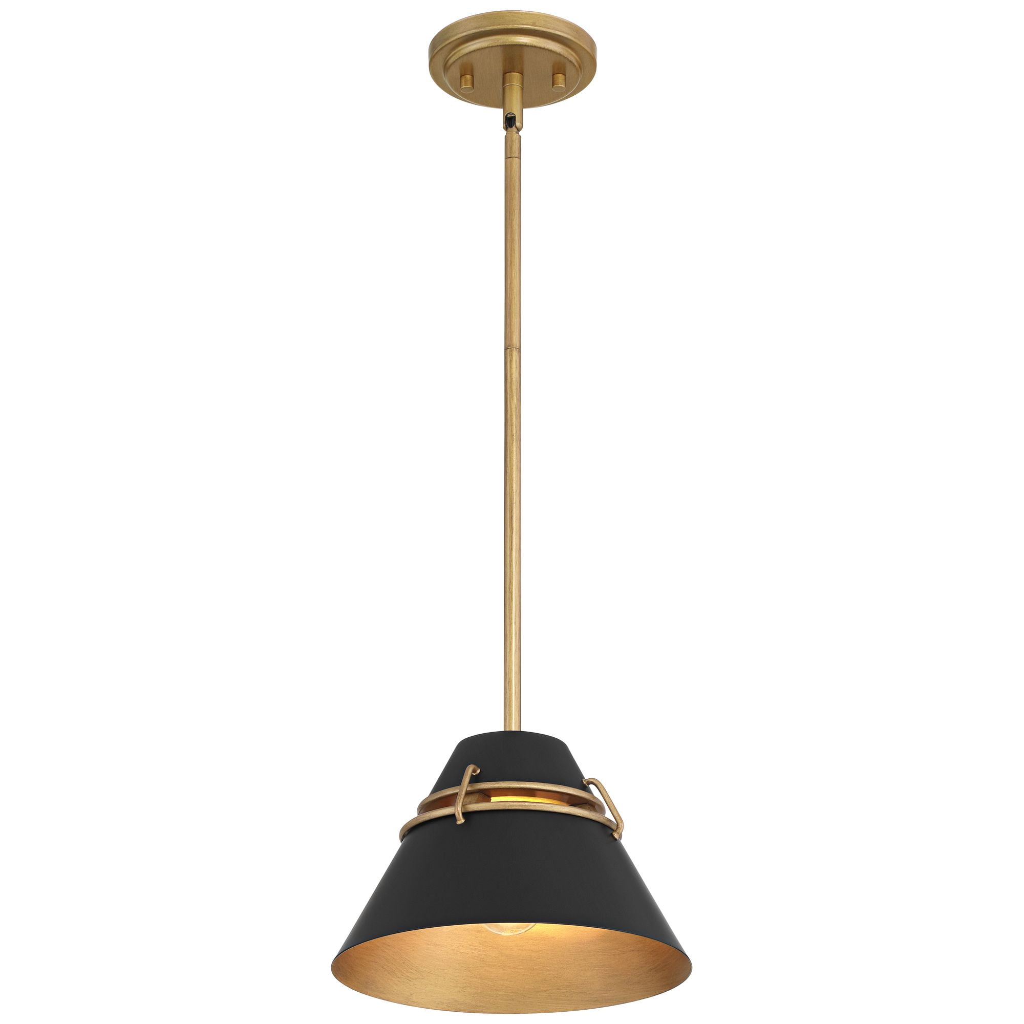 Possini Euro Design Curry 10" Modern Pendant Ceiling Light Fixture Dining Room Over Table Kitchen Island Hanging Black Gold Mini