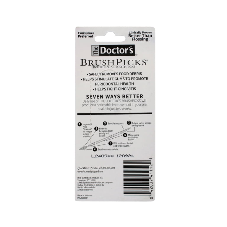 The Doctor's BrushPicks 120 Each - Walmart.com