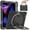 Black+Gray, variant on ELEHOLD Rugged Case for iPad Air 11 inch 2024/iPad Air 4th/5th Gen/iPad Pro 11" 2020/2021/2020/2018,Shockproof Silicone Case with 360° Rotation Kickstand Handle Grip Heavy Duty Cover,Black