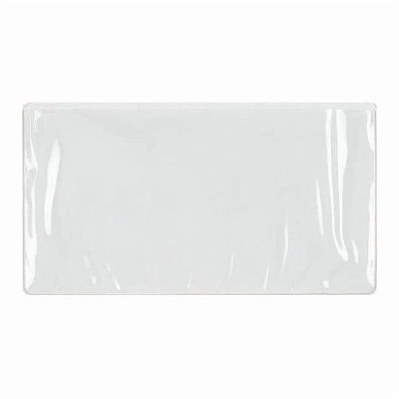 Lewisbins Side Loading Card Holder, Adhesive, Clear, PK4 6120253