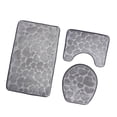 thumbnail image 2 of 3 Pieces Non-slip Bath Mat Rug Toilet Lid Cover Heart-Grey, 2 of 8