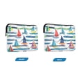 thumbnail image 7 of FORMRS 13"-13.3" Laptop Sleeve Protective Case Soft Carrying Quilted Computer Bag Cover, Colorful Sailboats, 7 of 7