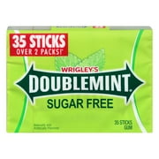 3 Pack of Wrigley's Doublemint Sugar Free Chewing Gum Mega Pack - 35 pc (Packaging Varies)