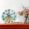 thumbnail image 3 of GZHJMY Cute Summer Vacation Sloth Round Wall Clock, 9.5 Inch Battery Operated Quartz Analog Quiet Desk Clock for Home,Office,School,Cafe, 3 of 5