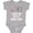AC-Heather Grey, variant on Inktastic Best Nona Ever Grandchild Boys or Girls Baby Bodysuit