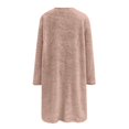 thumbnail image 4 of WILLBEST Fall Womens Tops Womens Winter Coat Loose Wool Jacket Long Sleeved with Pockets, 4 of 5