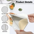 thumbnail image 6 of COEQINE Tissue Box Cover Case PU Leather Rectangle Facial Paper Dispenser Napkin Tissue Organizer for Bedroom Dresser, Dinner Table, Office Tabletop Fall Home Decor, Maple Leaf Yellow Green, 6 of 7