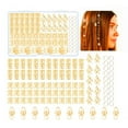 thumbnail image 2 of Bulk 100 Metal Hair Charm For Braids DIY Dreadlocks Jewelry Accessories Set, 2 of 9