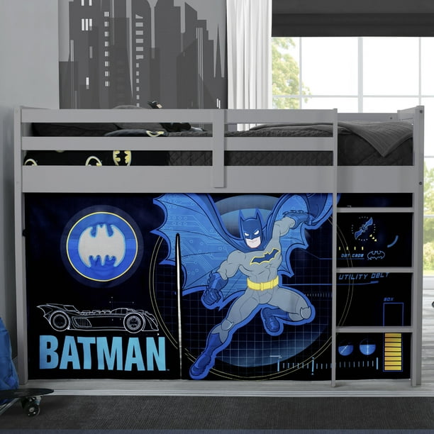 Batman Loft Bed Tent by Delta Children Curtain Set for Batman Loft Bed Tent by Delta Children Curtain Set for