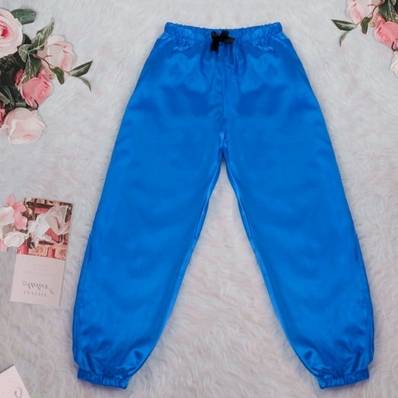 BONIXOOM Christmas Pajamas For Women Couples Christmas Pajamas Sleepwear Belt Sleeveless Sleep Tops Solid Blue XXL