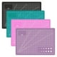 thumbnail image 1 of Cutting Mat for Craft (4 PCS), A5 Rotary Cutting Mats with Grid Lines, 5.9x8.7 Inches PVC Craft Cutting Pad Set, 1 of 5