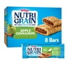 Nutri-Grain Soft Baked Breakfast Bars, Made With Whole Grains, Kids Snacks, Apple Cinnamon, 10.4Oz Box (8 Bars)