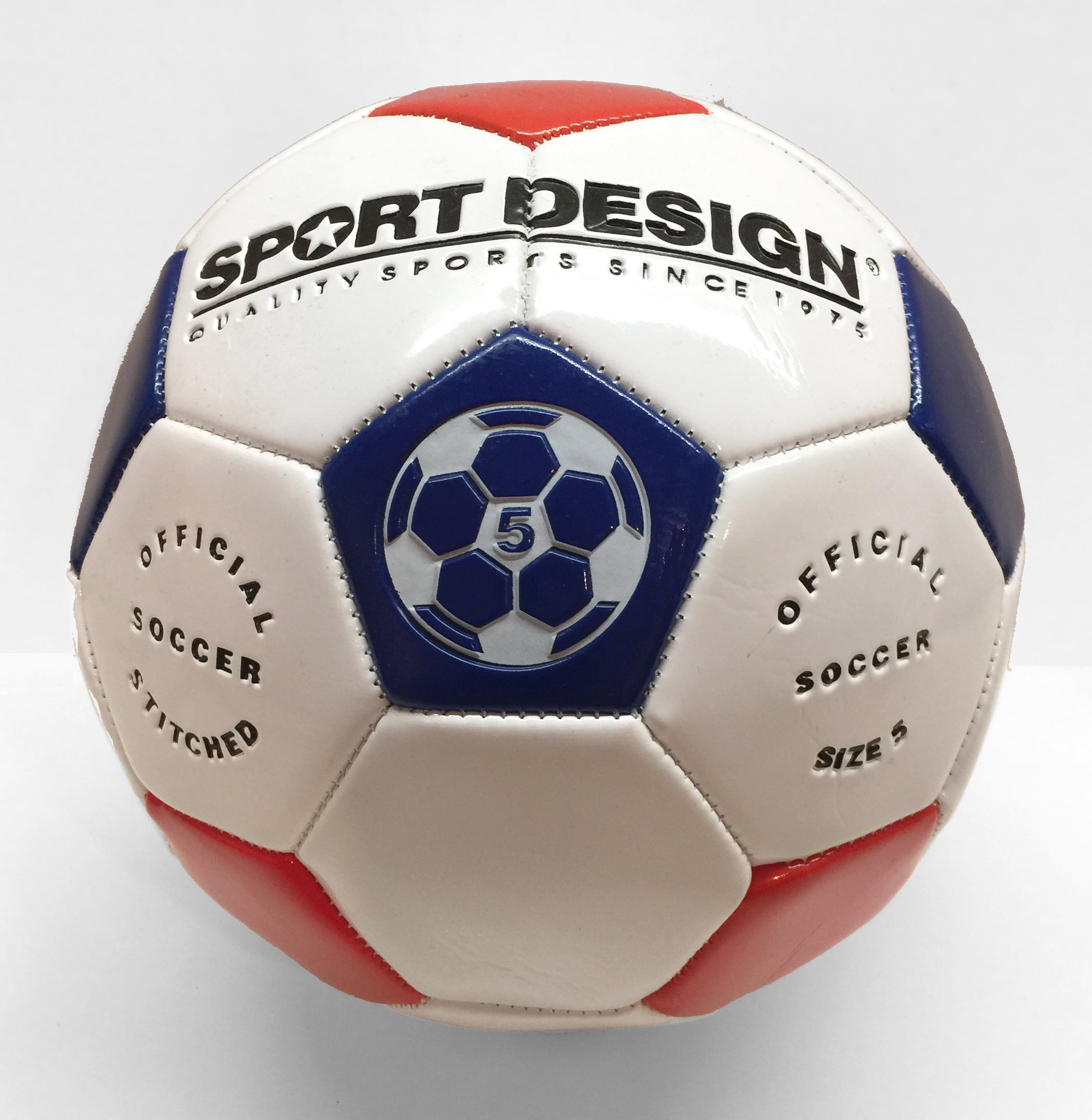 (7 pack) Drybranch Soccer Ball, Size 5, Blue, Orange and Pink