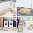 thumbnail image 5 of Pioneer Flower Floral Print Pattern Kitchen Rugs Sets Of 2,Anti Fatigue Kitchen Mat Rugs Non Slip Washable,Decorative Kitchen Floor Mats for Kitchen,Sink,Laundry,17"x30"+17"x47", 5 of 7