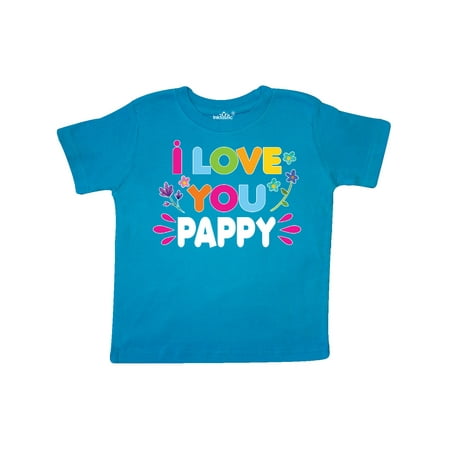

Inktastic I Love You Pappy with Flowers Gift Toddler Toddler Girl T-Shirt