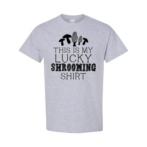 Inktastic This is My Lucky Shrooming Shirt Mushroom Hunting T-Shirt