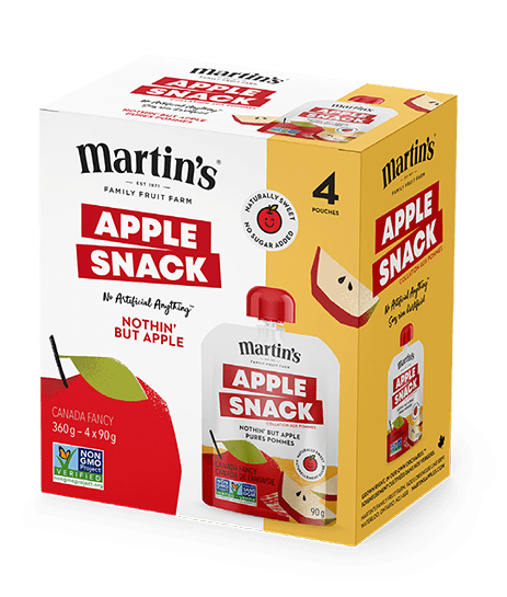 Nothin' But Apple Snack, 4 pouches