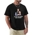 thumbnail image 1 of Camiseta de cuello redondo para hombre ¿nos convertimos en mejores amigos? Camiseta negra para hombre blusa ropa, 1 of 7