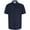 Navy, variant on Mens D555 James Oxford Kingsize Short-Sleeved Shirt