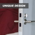 thumbnail image 4 of Door Strike Plate Heavy Duty Latch Plate Door Reinforcement Latch Plate Safety Latch Plate, 4 of 8