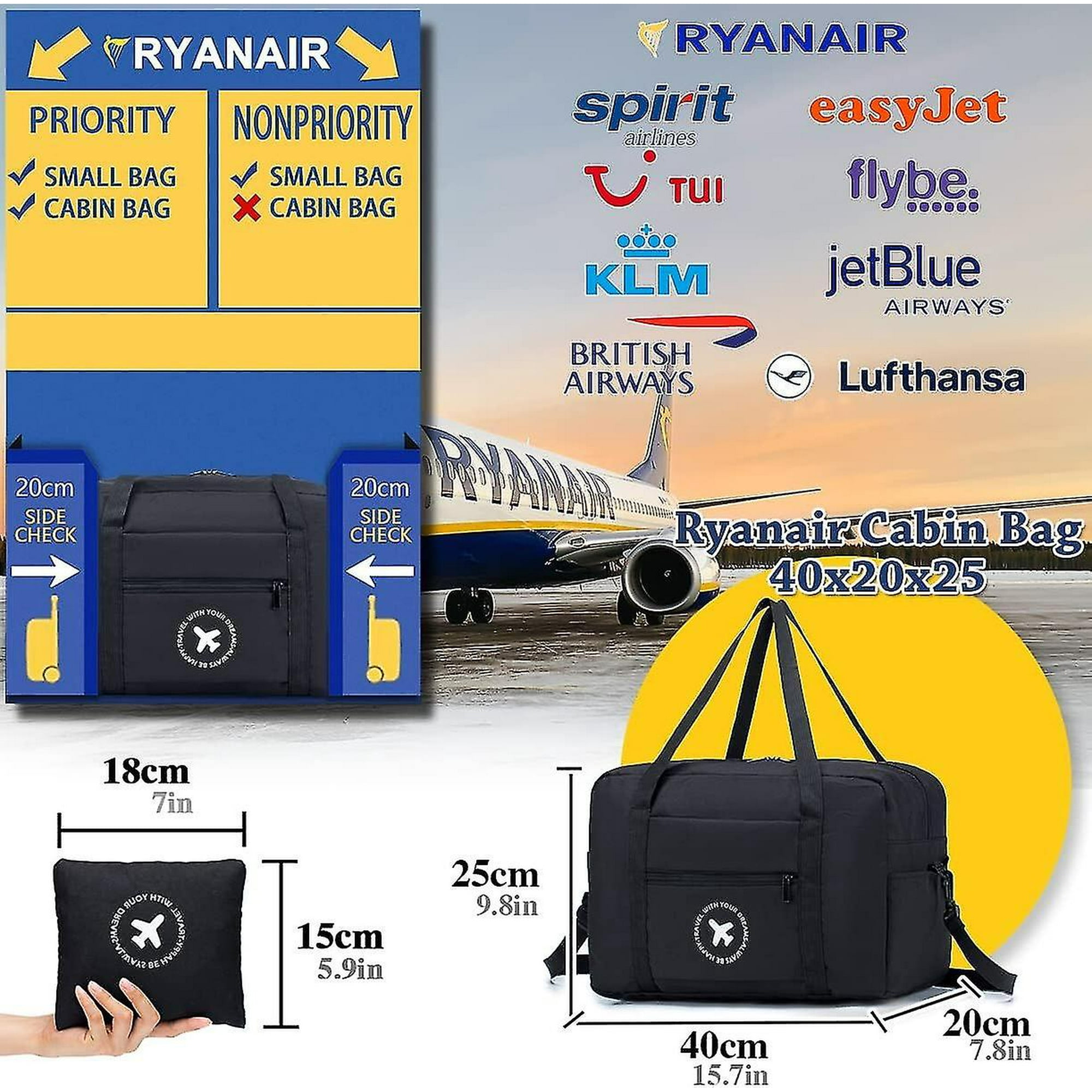 Vol Ryanair Ryanair Liquide Bagage Cabine Sac Bagage En Soute