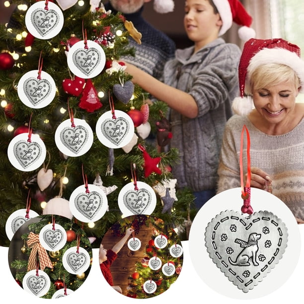 Fiudx Ofertas Y Liquidación El Árbol De Navidad Adorna El Colgante Del Pvc De Las Decoraciones Los 8Cm Del Sitio