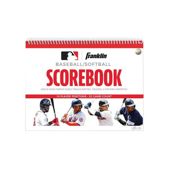 Franklin Sports Baseball and Softball Scorebook