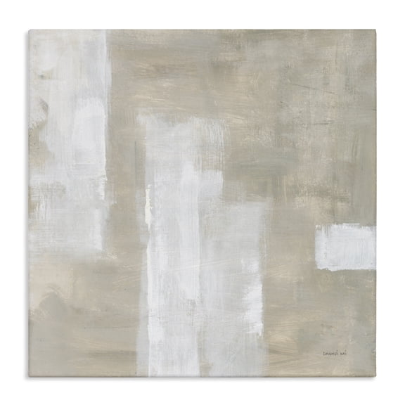 Stupell Industries Contemporary Subtle Beige Abstract Canvas Art, 24 x 24, by Danhui Nai