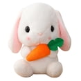 thumbnail image 1 of Juguete de Conejito de Peluche Blanco con Zanahoria 22 Cm de Altura - Muñeco de Peluche de Conejo de Pascua Regalo Perfecto para Niños en Cumpleaños o Año Nuevo ANGGREK  Otros, 1 of 8