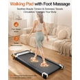 thumbnail image 3 of Walking Pad Treadmill with Incline - Dual-Sided Under Desk Treadmill with Foot Massage,2 in 1 Walking Treadmill for Holiday gift, Portable Compact Treadmill with 330LBS Capacity, 3 of 8
