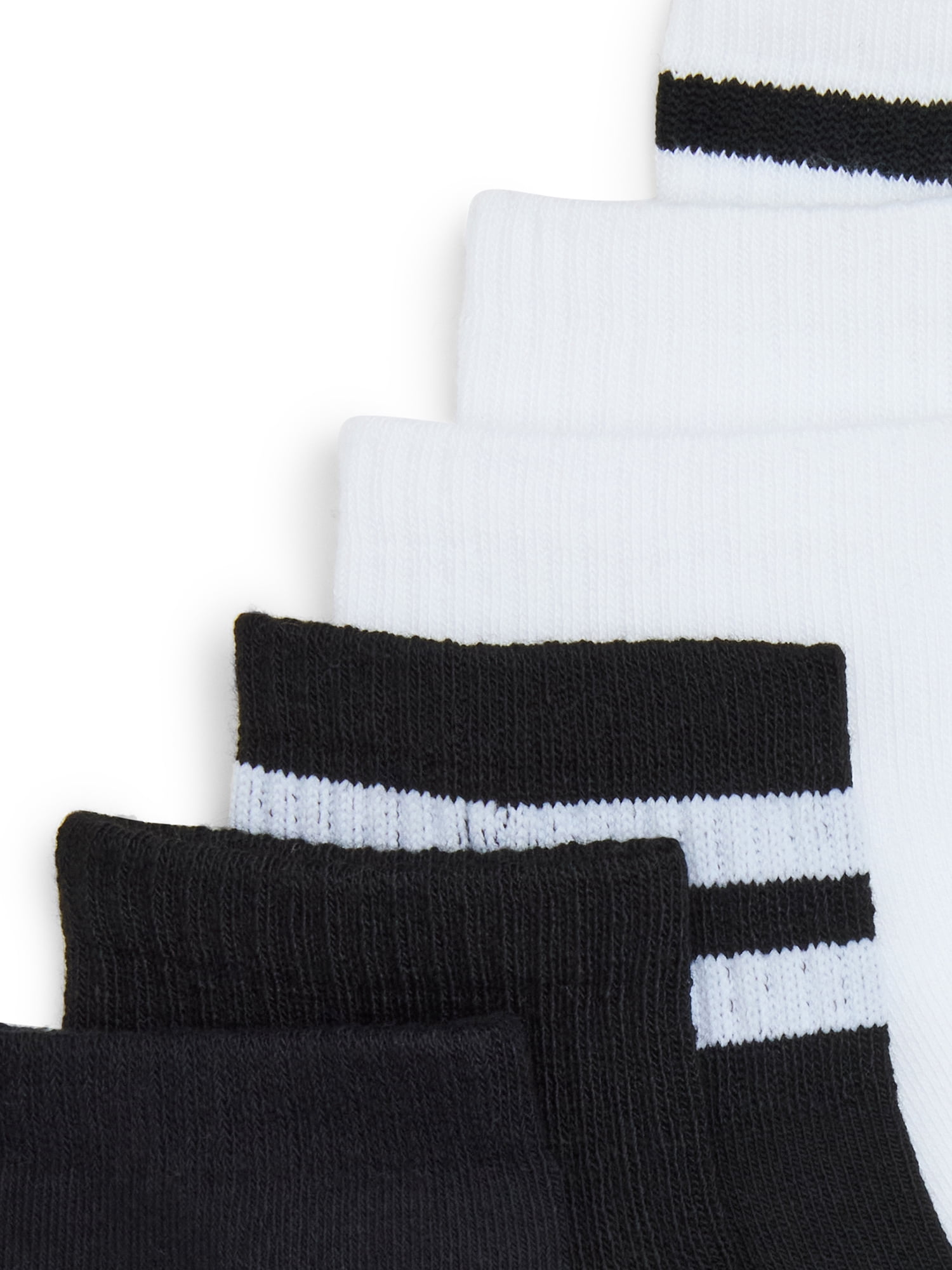 Madden NYC Women's Quarter Sock, 6-Pack, Fits Shoe Size 5-10