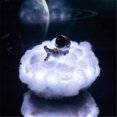 thumbnail image 5 of RV Lámpara LED de astronauta con nubes coloridas, con efecto arcoíris como luz nocturna para niños, regalo de cumpleaños creativo, 5 of 5
