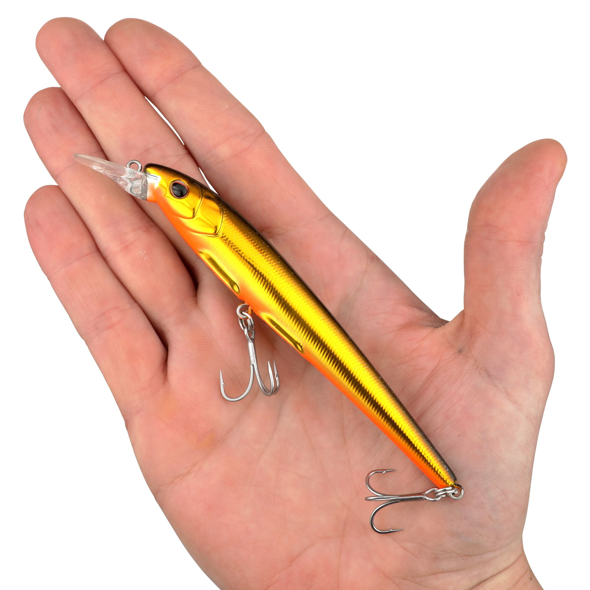 Berkley Hit Stick Saltwater, 4.7 in, Crankbaits, Black Gold (1 Count)