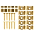 thumbnail image 3 of 5 Sets Metal Vintage Style Guitar String Trees Guide Retainers With Mounting Screw Compatible With Fender Strat Style Electric Guitar, 3 of 8