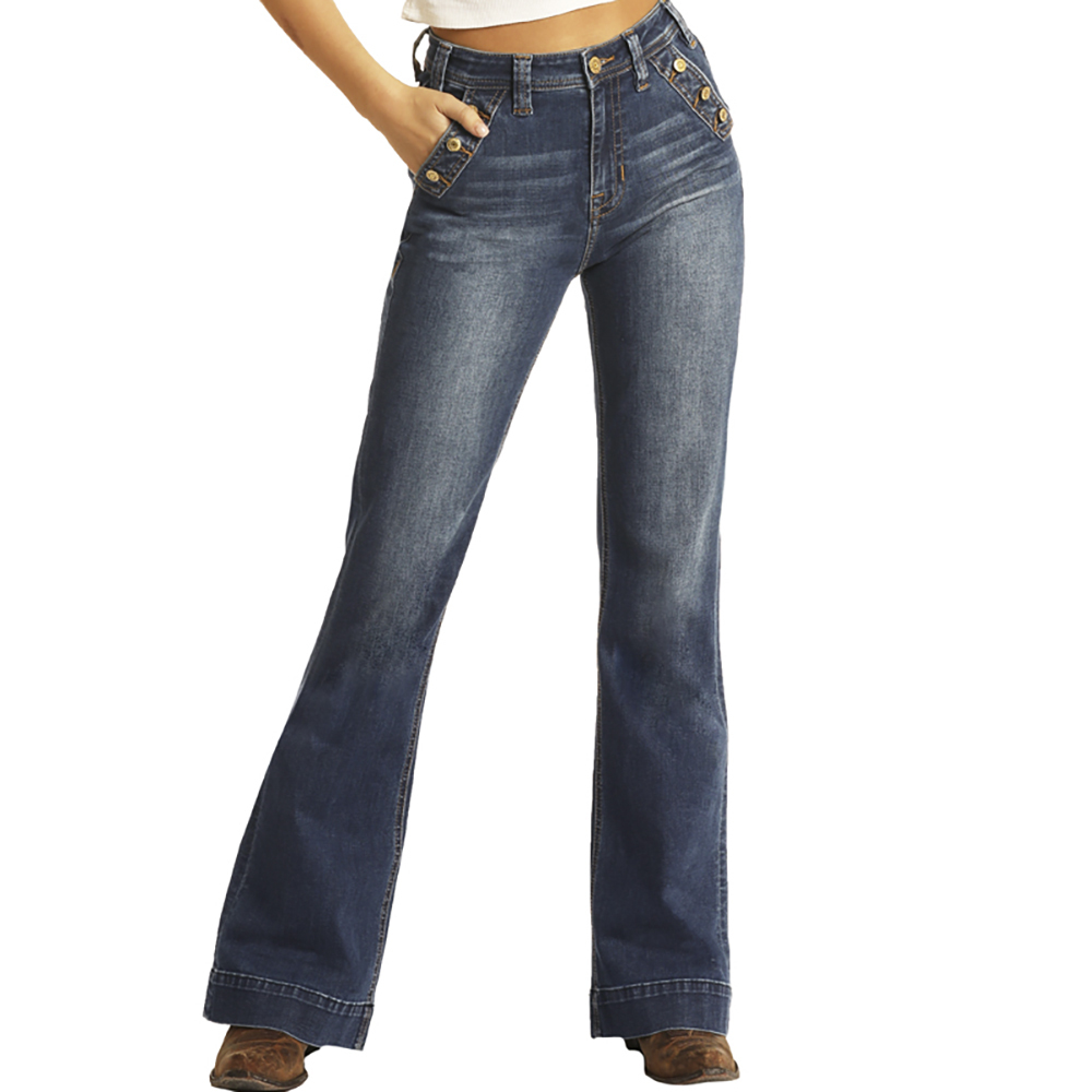 rock n roll cowgirl trouser jeans