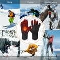 thumbnail image 6 of Snow Deer Heated Glove for Men Women, Rechargeable Battery Electric Savior Heated Gloves, Winter Warm Glove for Arthritis Raynaud, Gloves Riding Ski Snowboarding Hiking Cycling Hand Warmers, 6 of 9