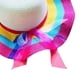 thumbnail image 5 of Sombreros de paja para mujer Sombreros de playa de verano Versátiles con nudo de lazo Sombreros románticos para damas Sombrero de protección solar de rojo ciruela Salvador Dali Sombrero de copa, 5 of 10