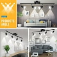 thumbnail image 6 of Aiboo 18.50 Inches 4 Light Matte Black Finish Track Lighting Sets, 6 of 7