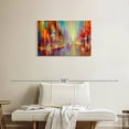 thumbnail image 2 of Elephant Stock Streetlife Wall Art - Horizontal Canvas Wall Art - Living Room Wall Decor - City Canvas - Orange And Beige Decor By Annette Schmucker - 30" x 20", 2 of 8