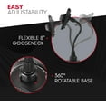 thumbnail image 5 of Macally Car Cup Holder Phone Mount - 8” Long Flexible Gooseneck Cell Phone Holder Car Cup Holder with 360° Adjustable Holder - Universal Cup Phone Holder Fits with/without Case up to 4.1” Wide, 5 of 8