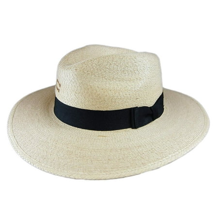 Stetson MCDANIEL Straw Hat Fedora Size Medium 3" Brim