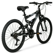 Hyper Bicycles 24 Havoc Mountain Bike, Children Ages 10-14, Black