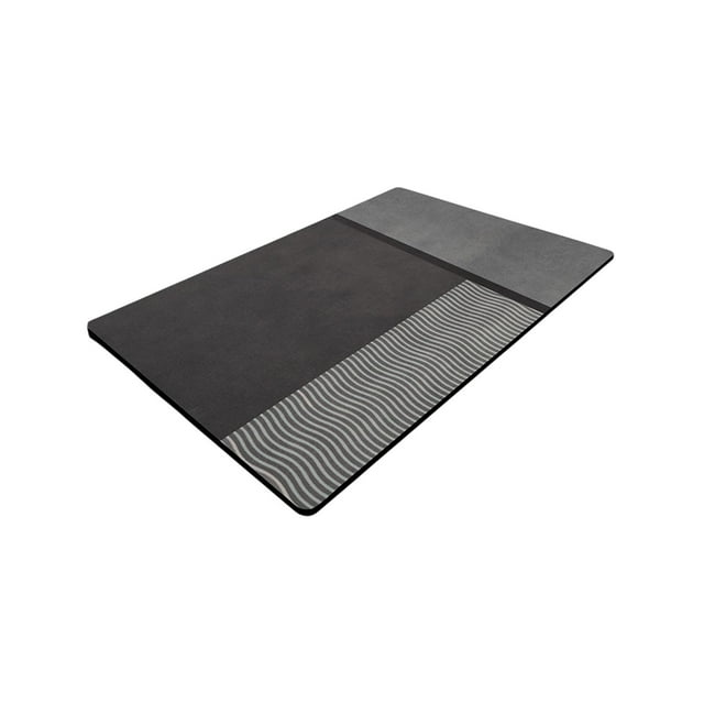 Bathroom Floor Mat Diatom Mud Super Absorbent Quickly Drying 40 cm x 60 cm Nonslip Backing Polyester Material