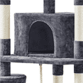 thumbnail image 5 of Renwick 79" Multilevel Cat Tree Tower with Scratching Posts, Dark Gray, 5 of 8